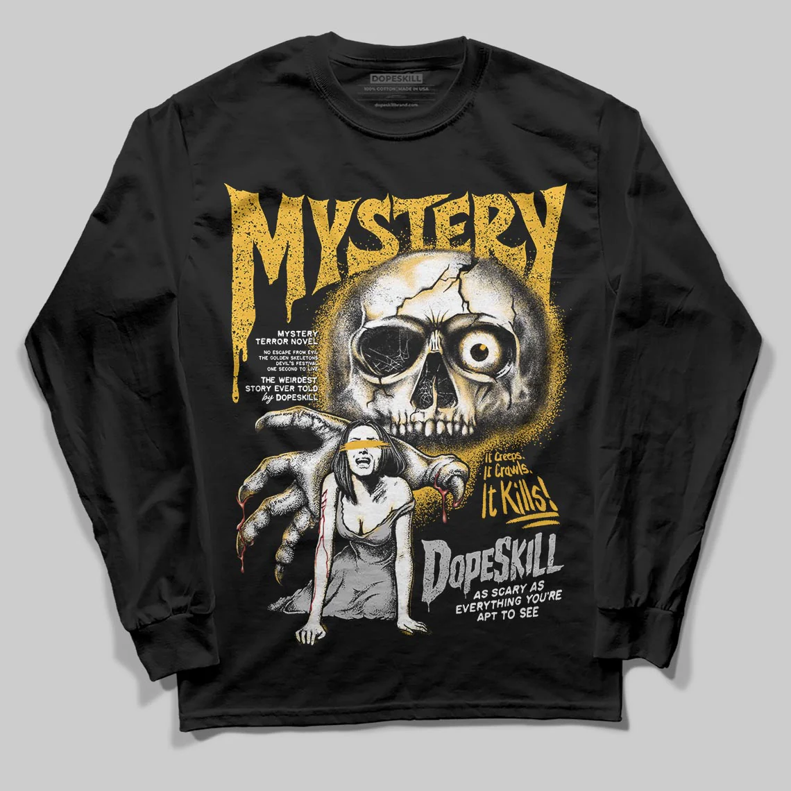 Tokyo 5s DopeSkill Long Sleeve T-Shirt Mystery Ghostly Grasp Graphic