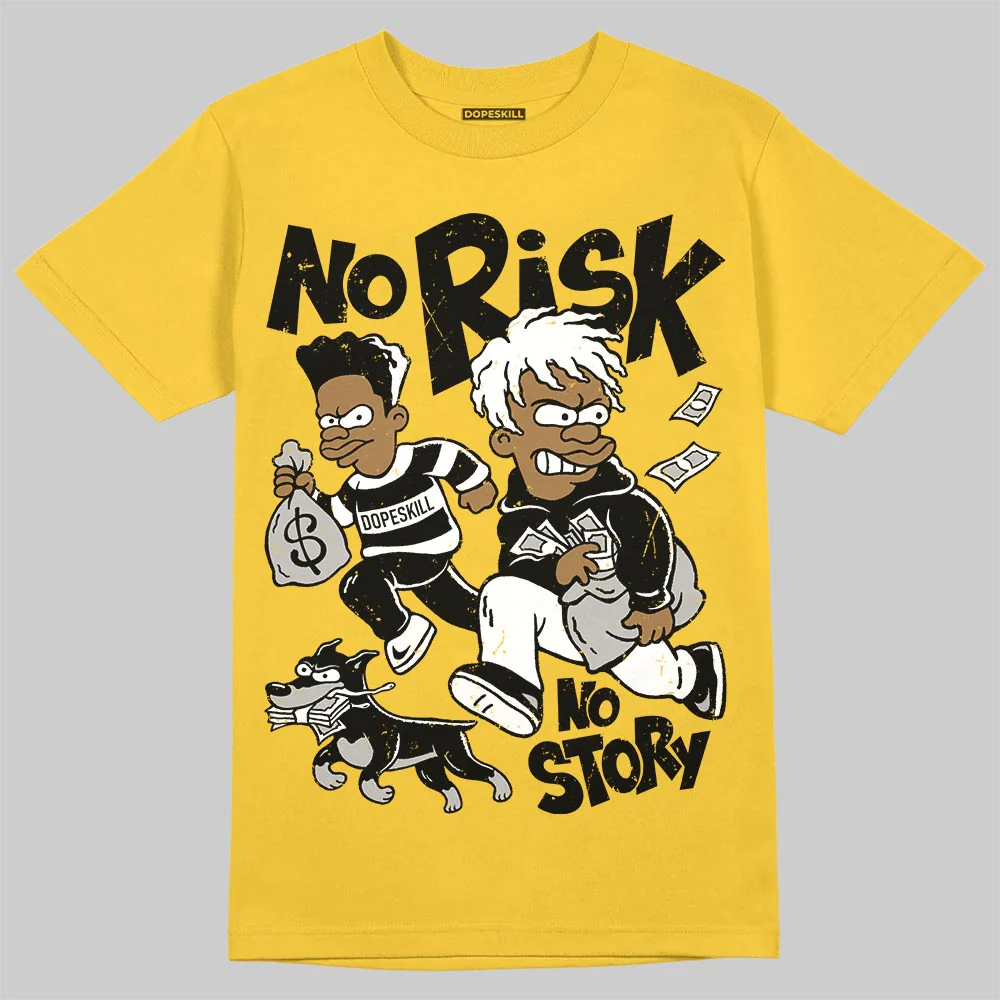 Tokyo 5s DopeSkill T-Shirt No Risk No Story Graphic - Image 3