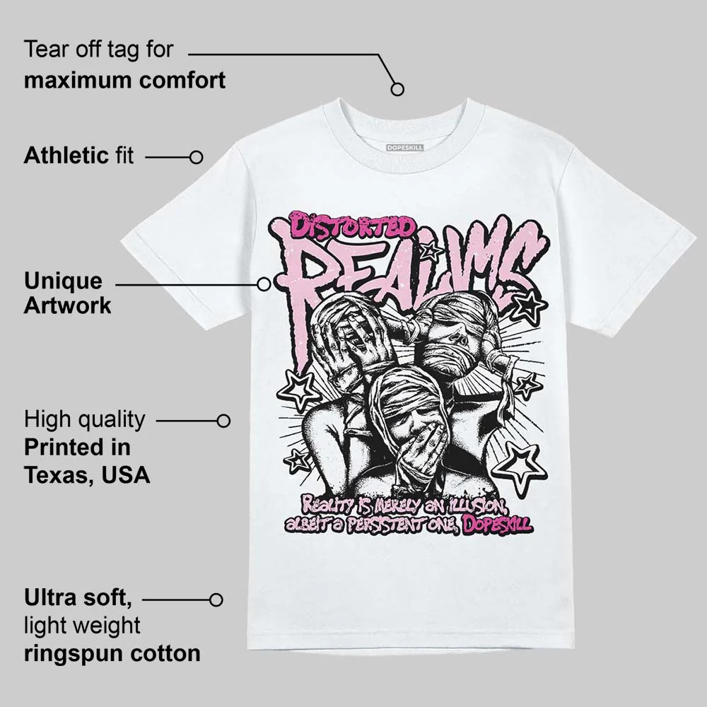 Triple Pink Dunk DopeSkill T-Shirt Distorted Realms Graphic - Image 3