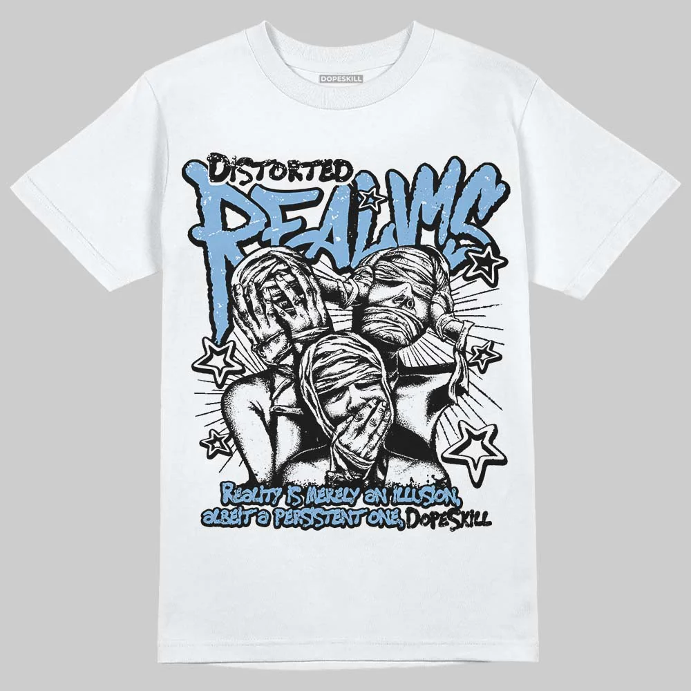 University Blue 6s DopeSkill T-Shirt Distorted Realms Graphic