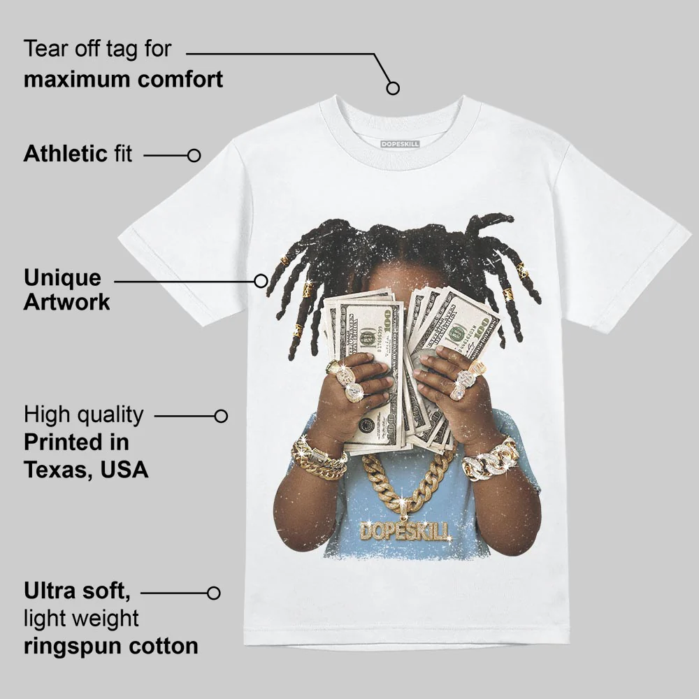University Blue 6s DopeSkill T-Shirt Rich Youth Graphic - Image 4