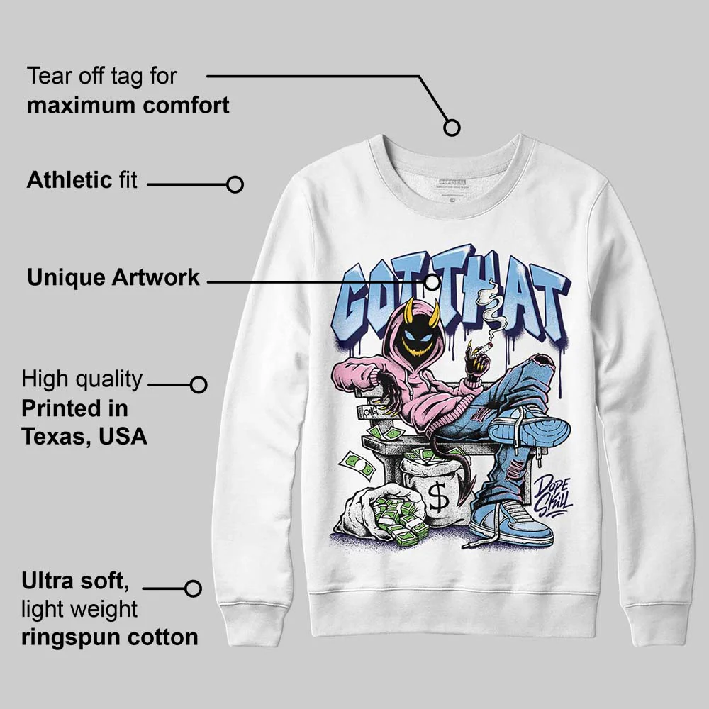 University Blue Collection DopeSkill Sweatshirt Got That Graphic - Image 3