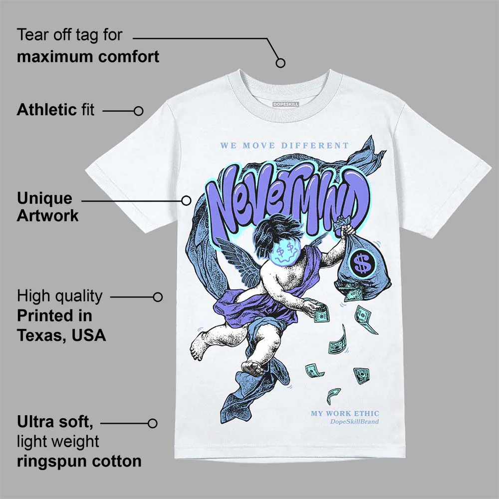 University Blue Collection DopeSkill T-Shirt Nevermind Graphic - Image 3