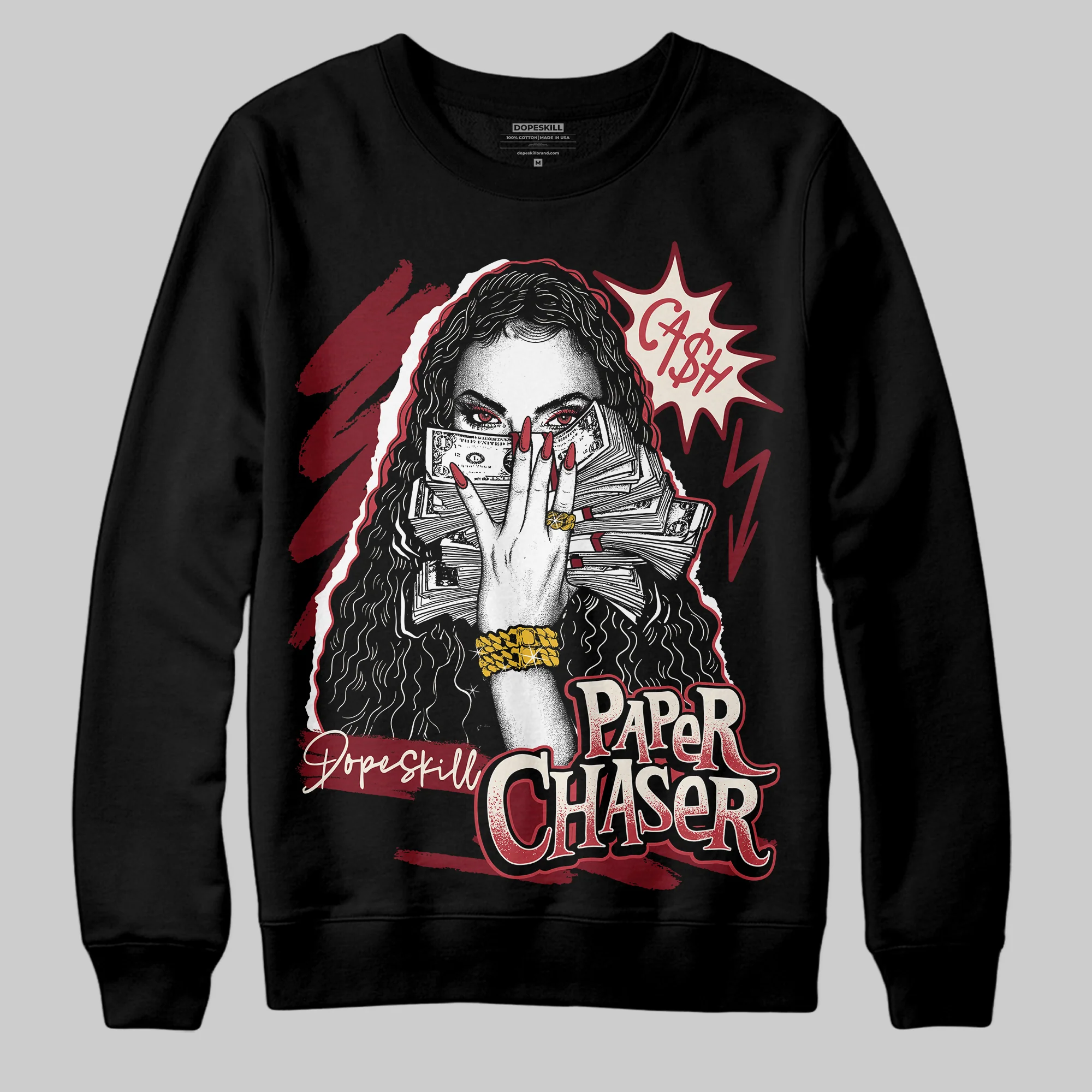 Valentine’s Day 4s DopeSkill Sweatshirt NPC Graphic - Image 2