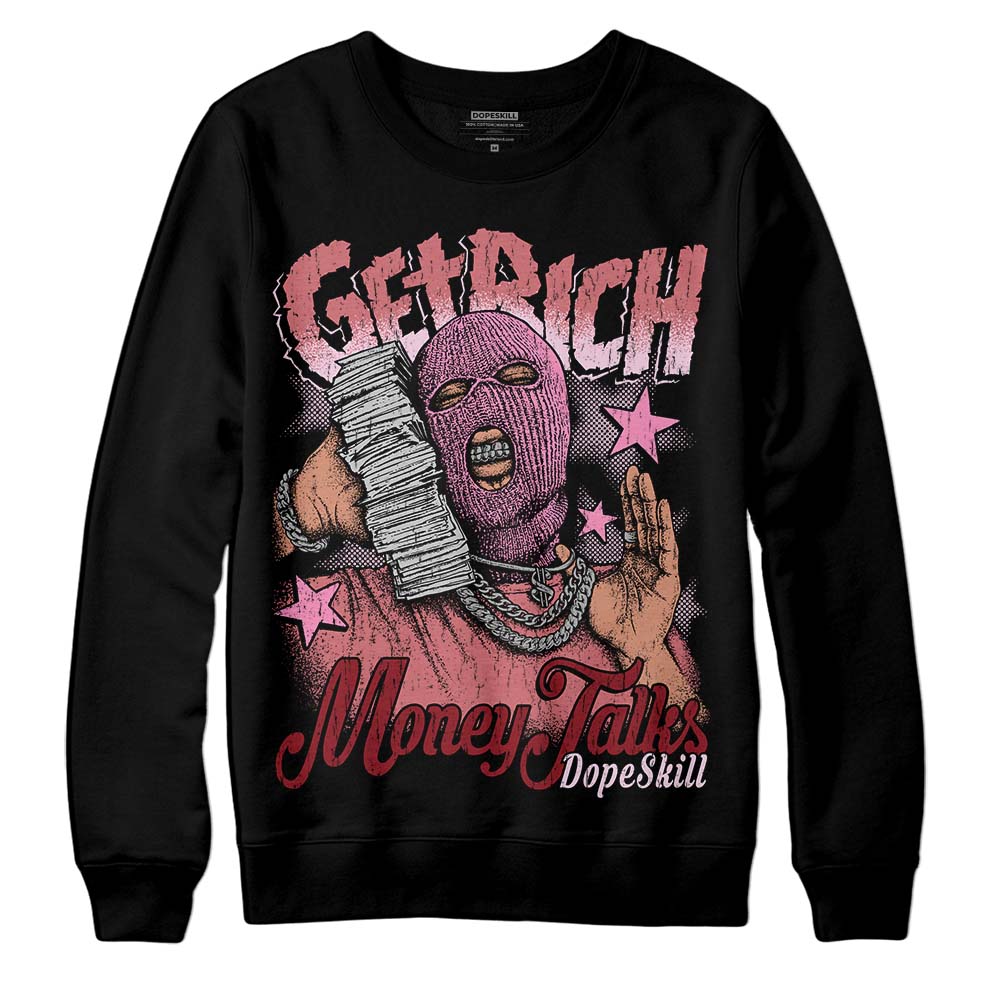 Valentine's Day Collection DopeSkill Sweatshirt Get Rich Graphic - Image 2