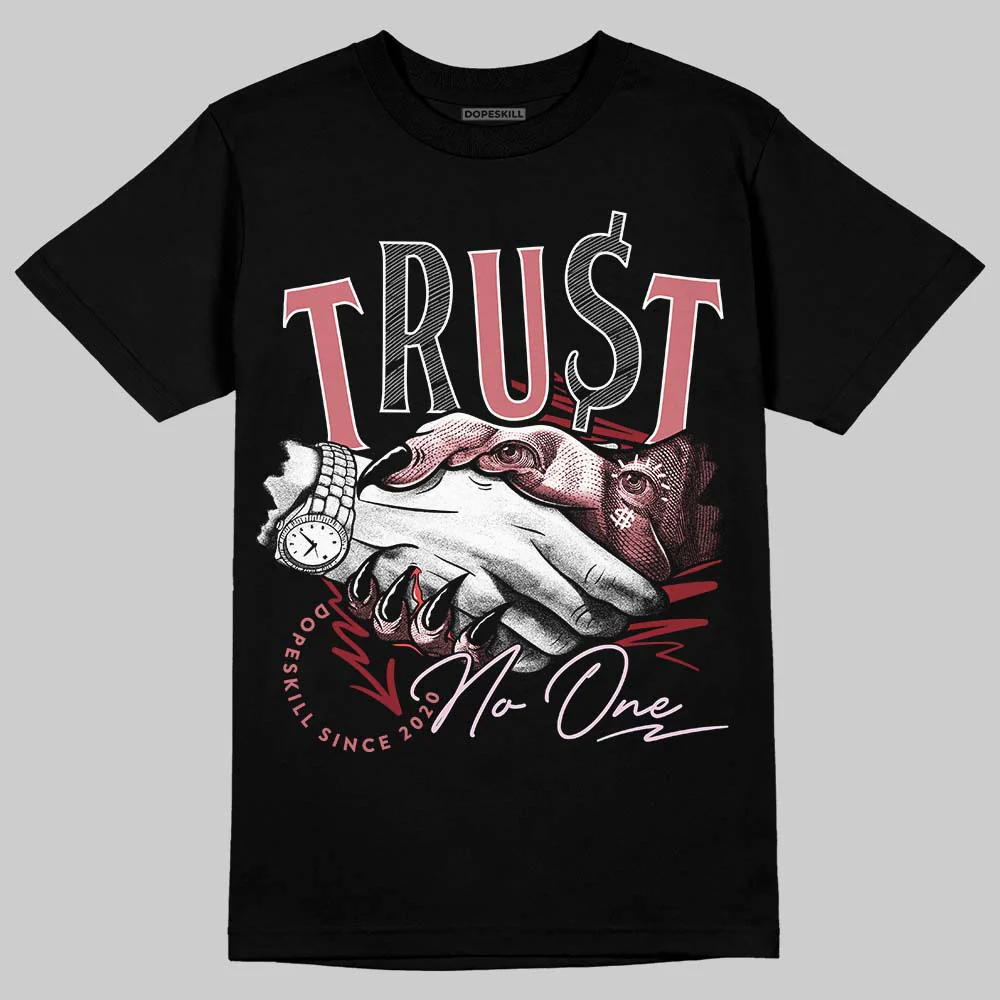 Valentine's Day Collection DopeSkill T-Shirt Trust No One Graphic - Image 2
