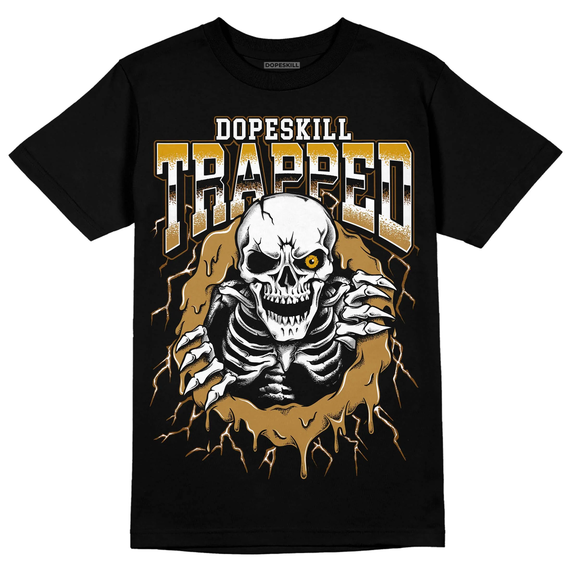 Wheat 13s DopeSkill T-Shirt Trapped Halloween Graphic - Image 2