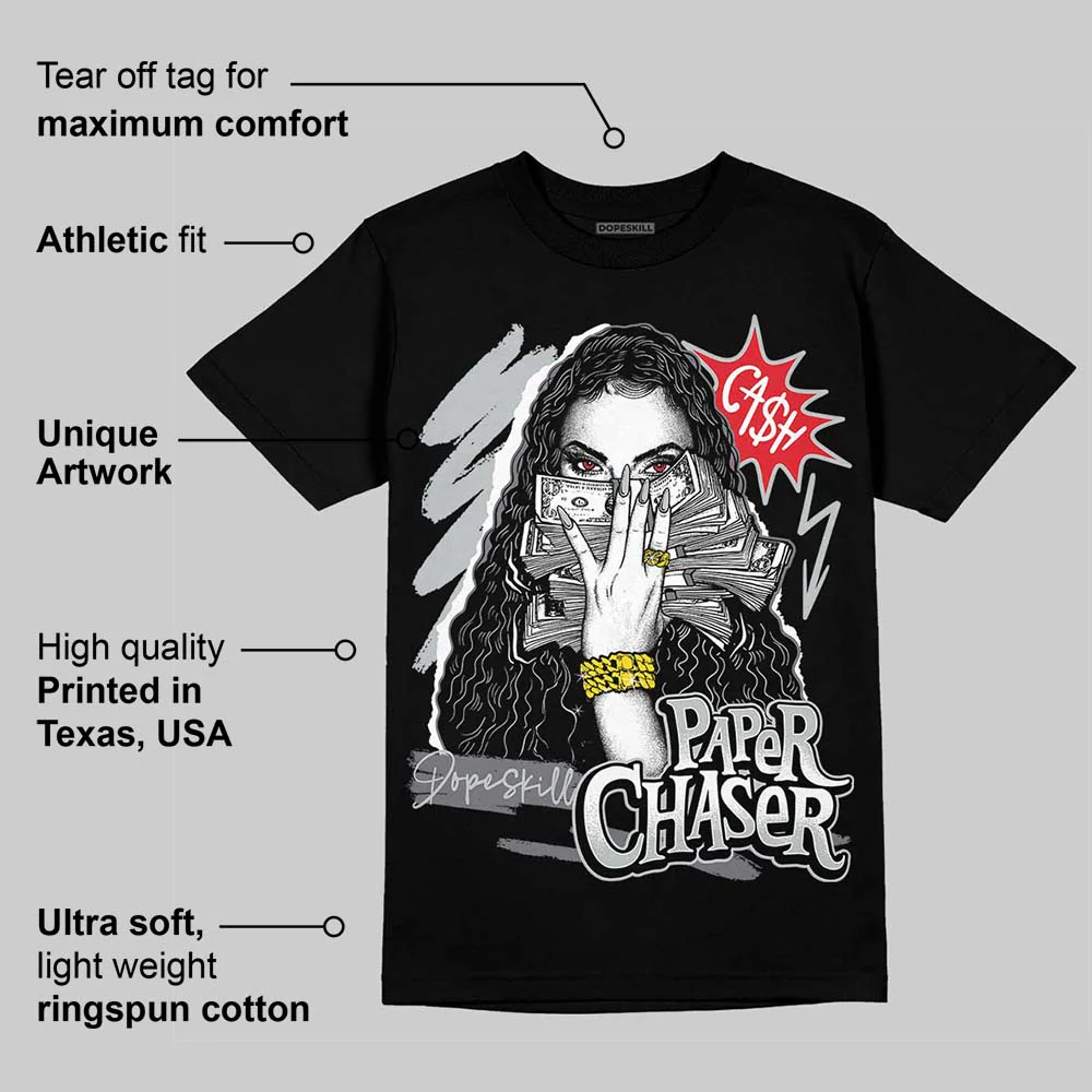 Wolf Grey 12s DopeSkill T-Shirt NPC Graphic - Image 3