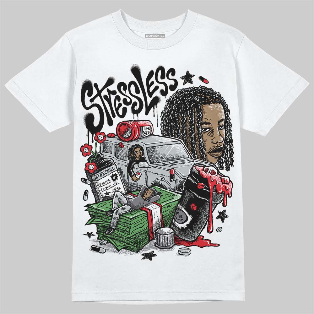 Wolf Grey 12s DopeSkill T-Shirt Stressless Graphic - Image 2