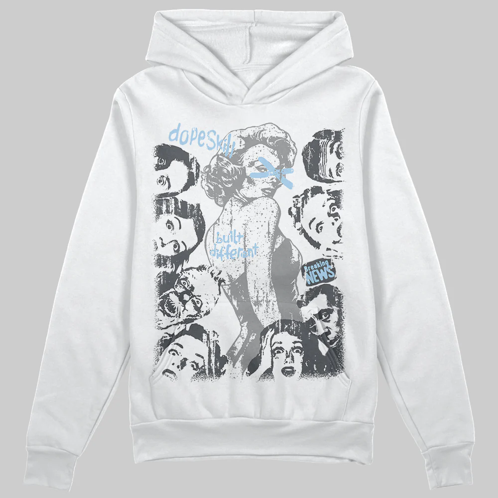Wolf Grey 5s DopeSkill Hoodie Sweatshirt Built Different Graphic