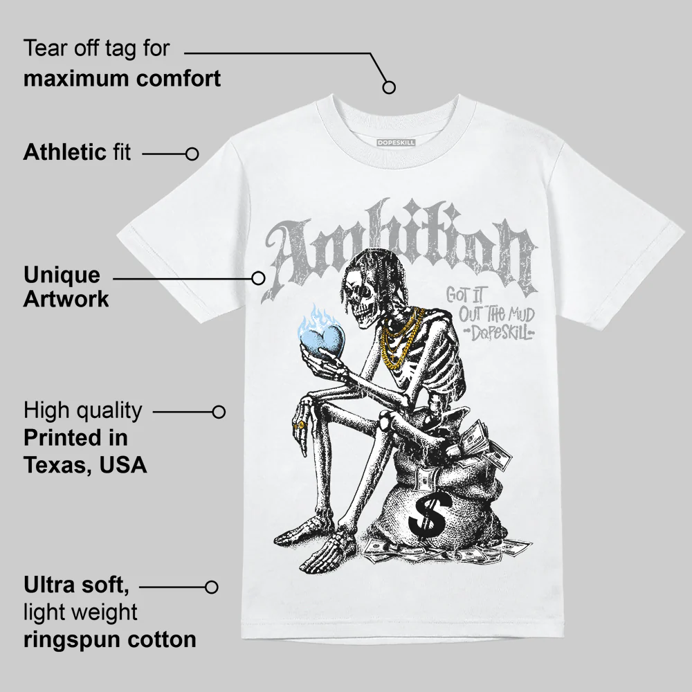 Wolf Grey 5s DopeSkill T-Shirt Ambition Graphic - Image 6