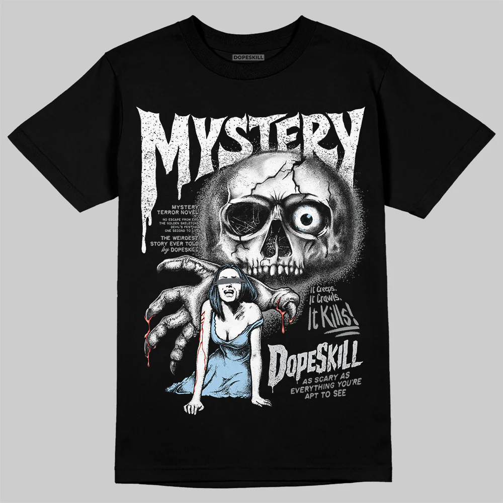Wolf Grey 5s DopeSkill T-Shirt Mystery Ghostly Grasp Graphic - Image 2