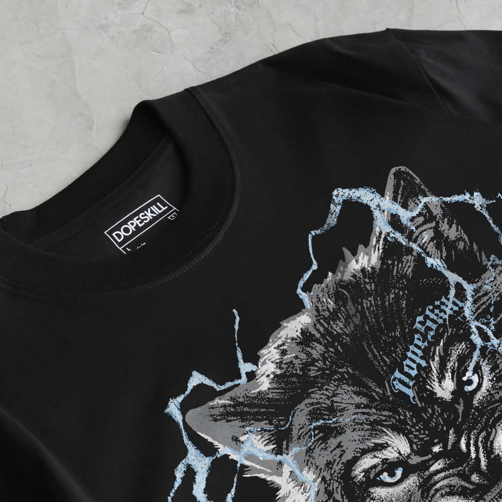 Wolf Grey 5s DopeSkill T-Shirt No Fear Graphic - Image 5