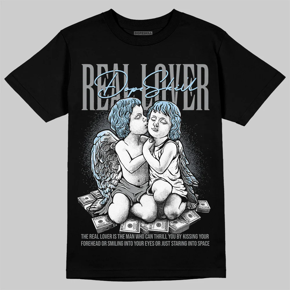 Wolf Grey 5s DopeSkill T-Shirt Real Lover Graphic - Image 2