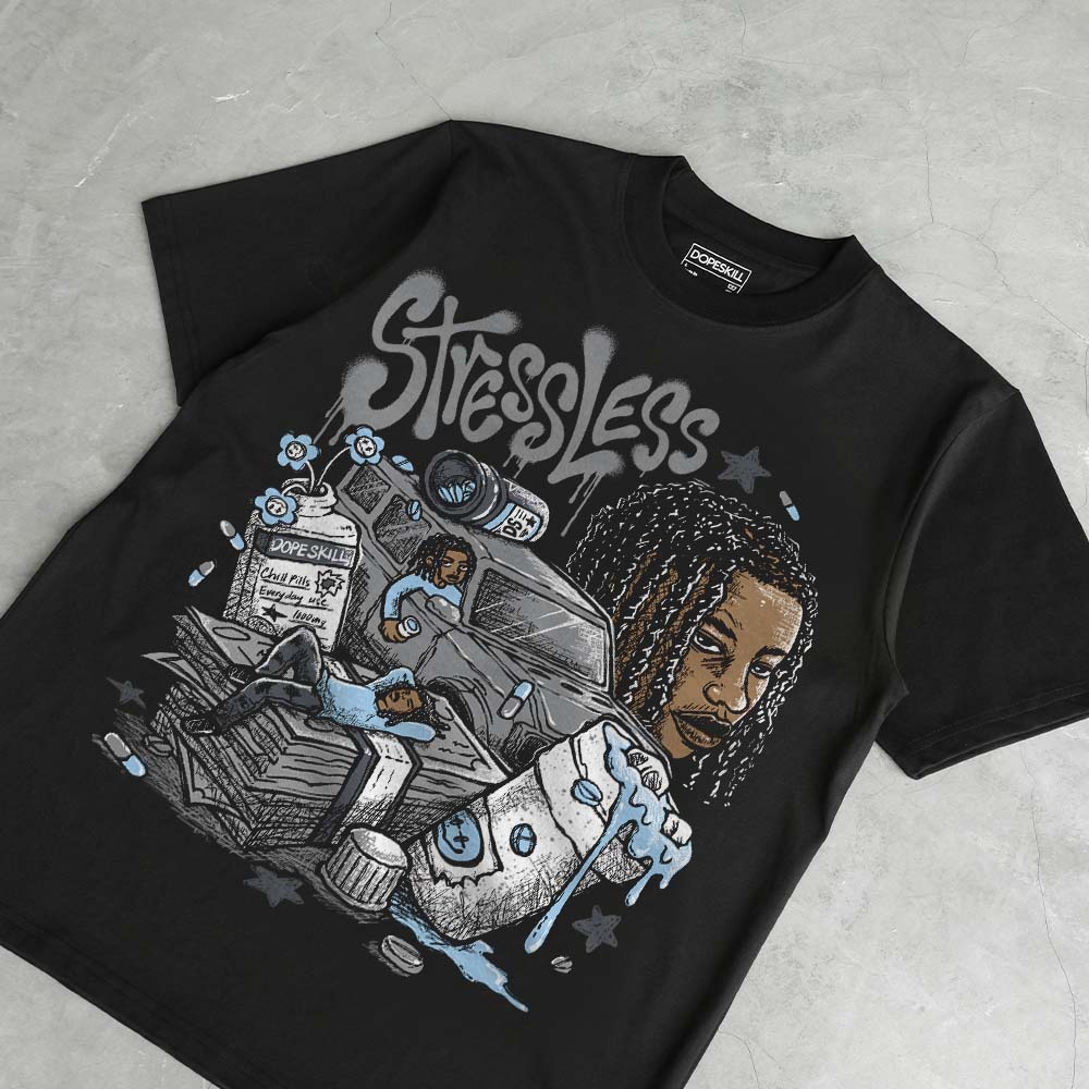 Wolf Grey 5s DopeSkill T-Shirt Stressless Graphic - Image 5
