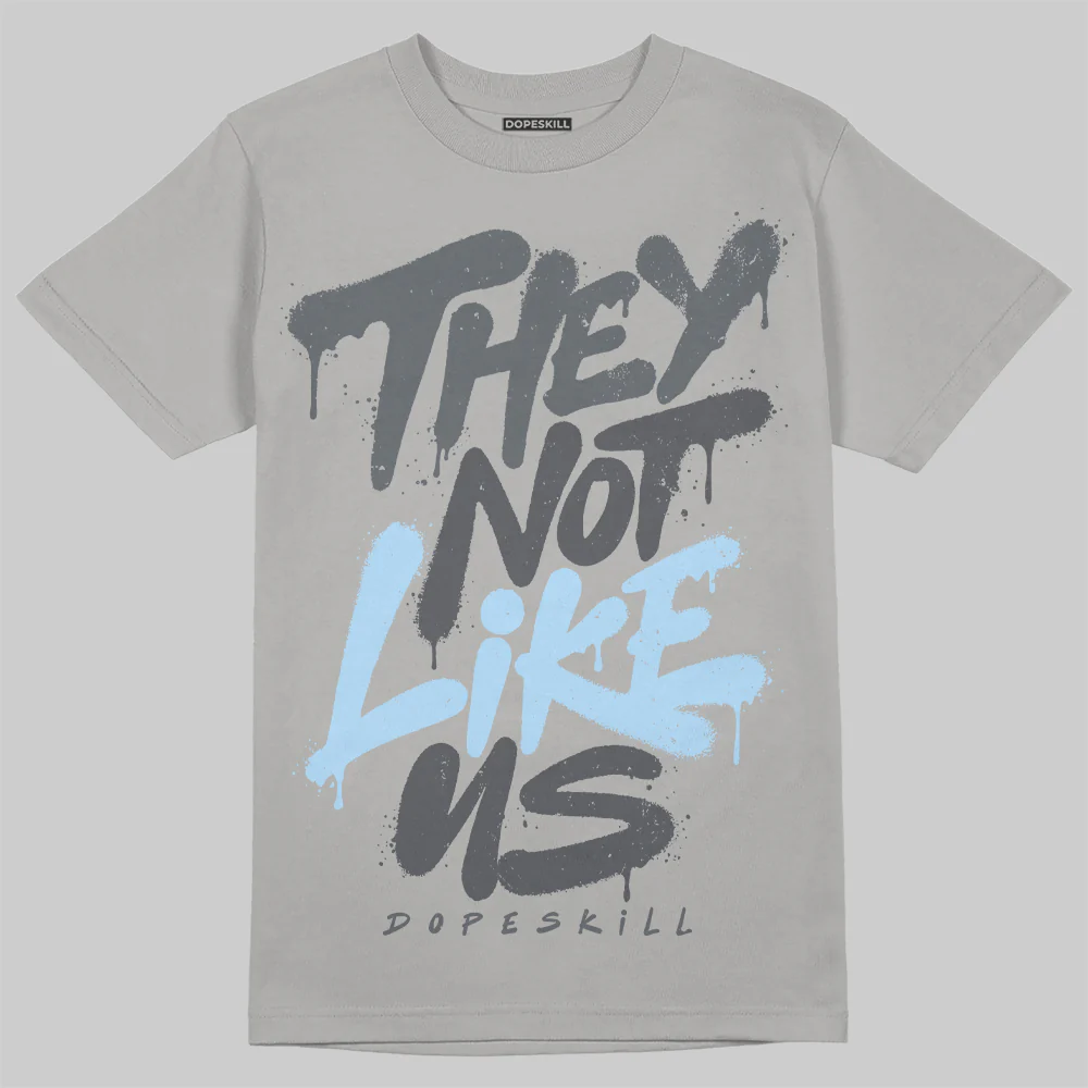 Wolf Grey 5s DopeSkill T-Shirt They Not Like Us Graphic - Image 3
