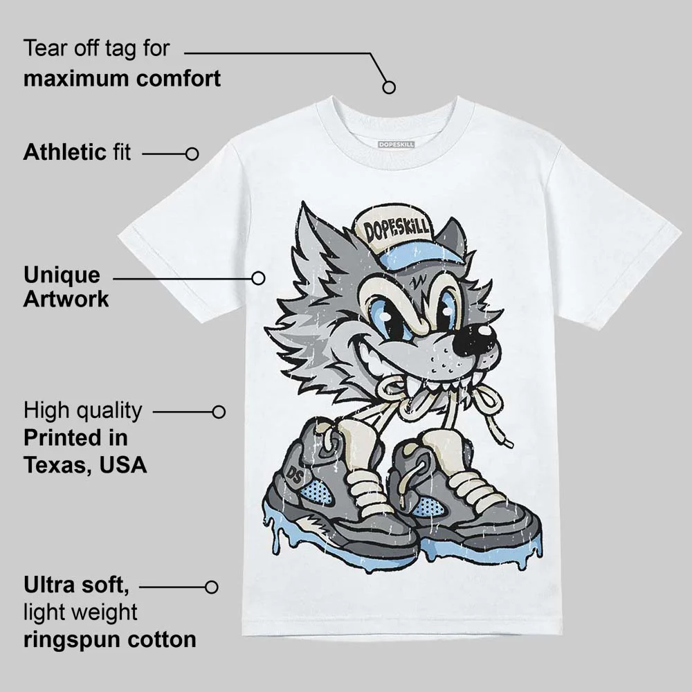 Wolf Grey 5s DopeSkill T-Shirt Wolf Grey 5s Graphic - Image 6