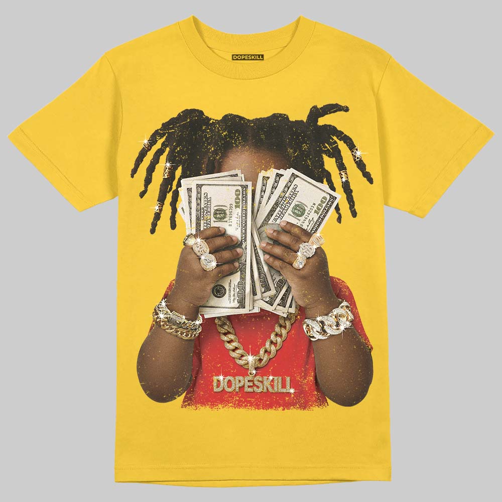 Yellow Collection DopeSkill T-Shirt Rich Youth Graphic - Image 3