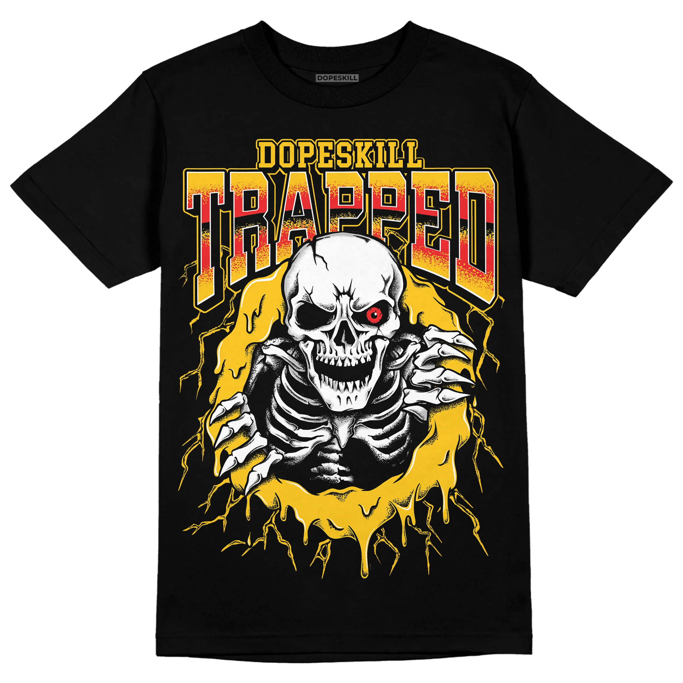 Yellow Collection DopeSkill T-Shirt Trapped Halloween Graphic