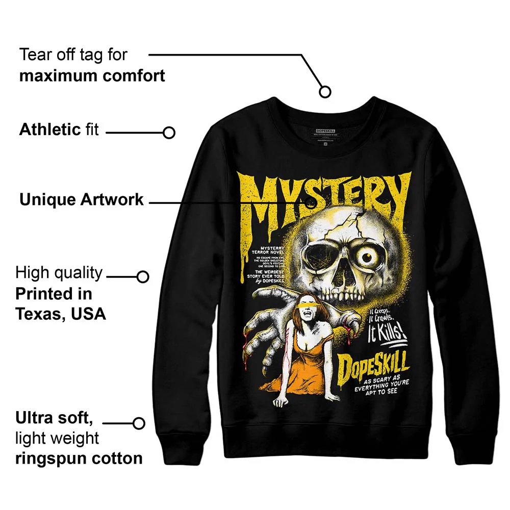 Yellow Ochre 6s DopeSkill Sweatshirt Mystery Ghostly Grasp Graphic - Image 3
