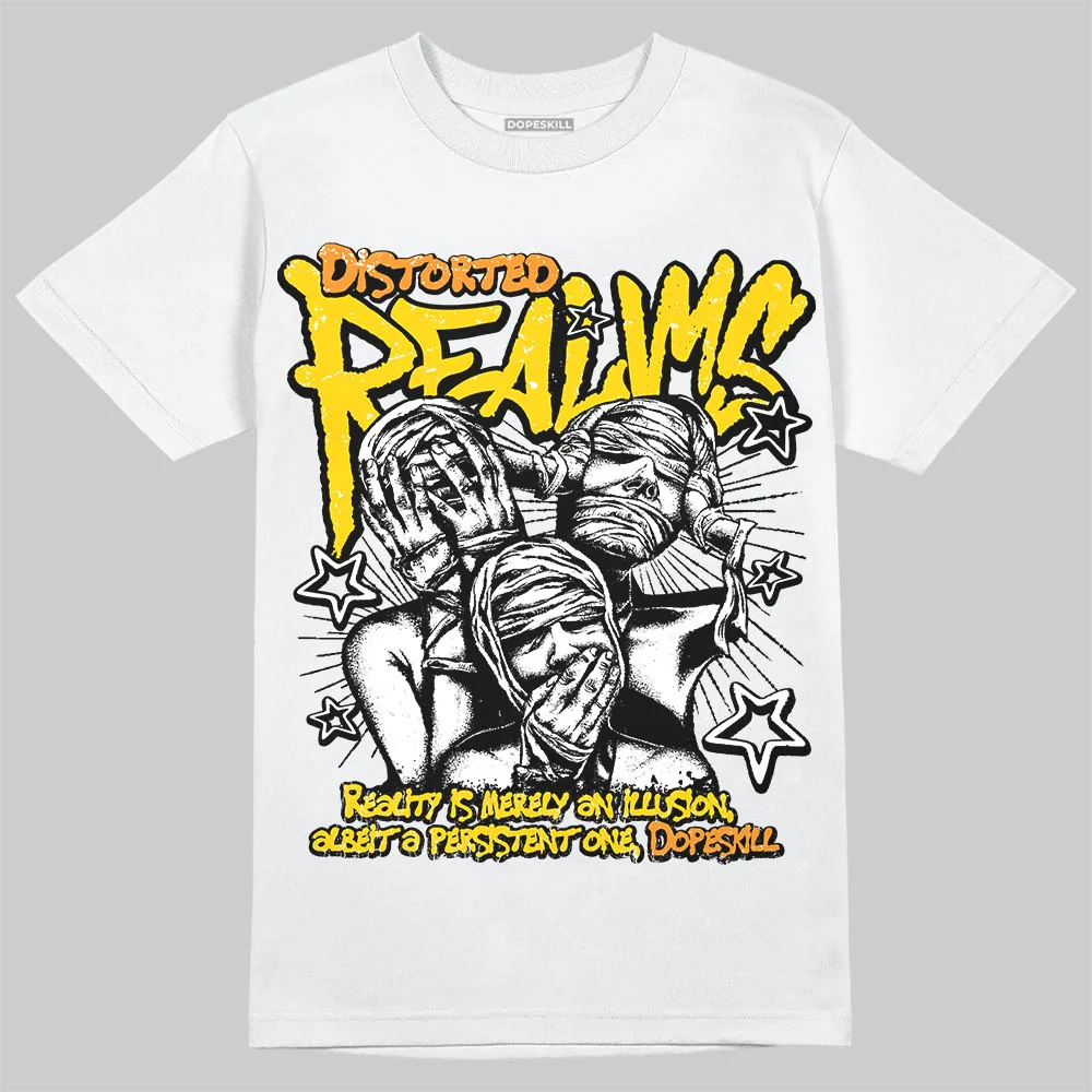 Yellow Ochre 6s DopeSkill T-Shirt Distorted Realms Graphic - Image 2