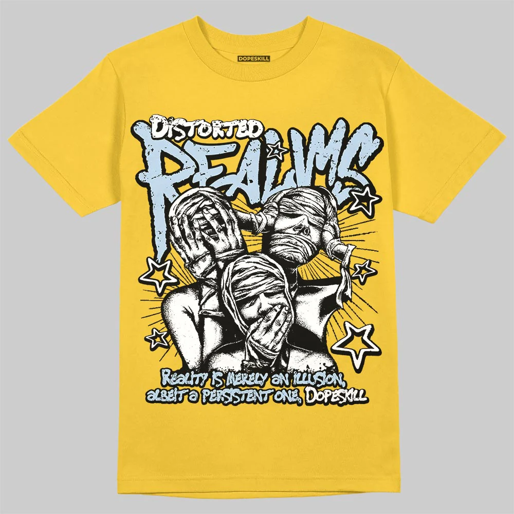 Yellow Ochre 6s DopeSkill T-Shirt Distorted Realms Graphic - Image 3