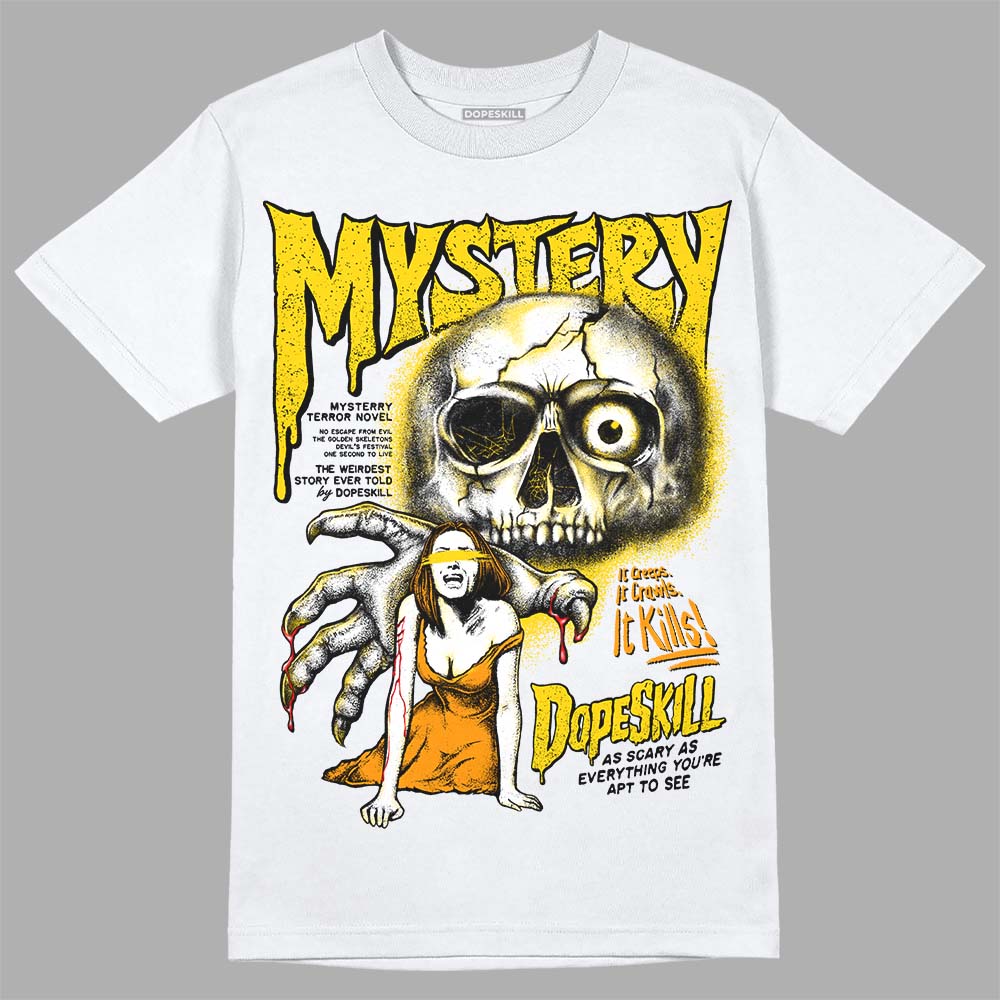 Yellow Ochre 6s DopeSkill T-Shirt Mystery Ghostly Grasp Graphic - Image 2