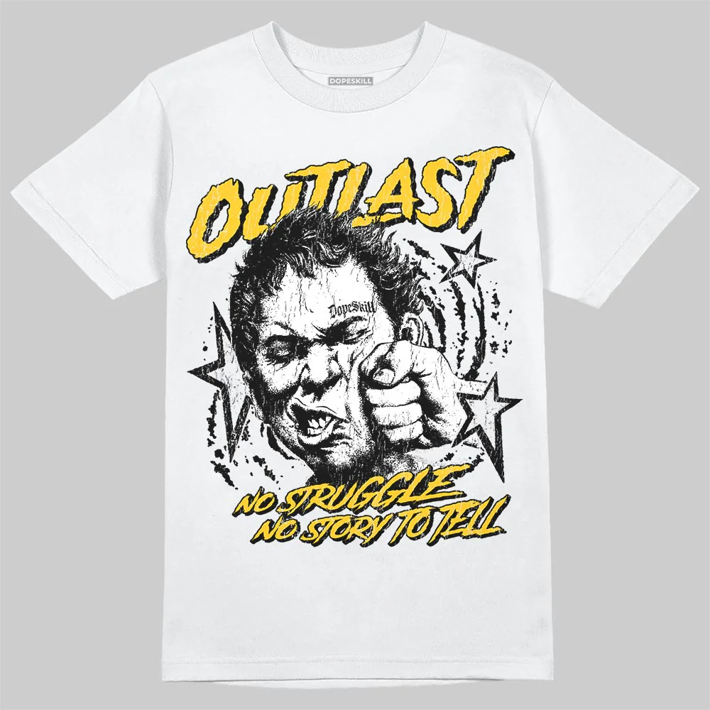 Yellow 'Outlast' DopeSkill Graphic T-Shirt - Image 2
