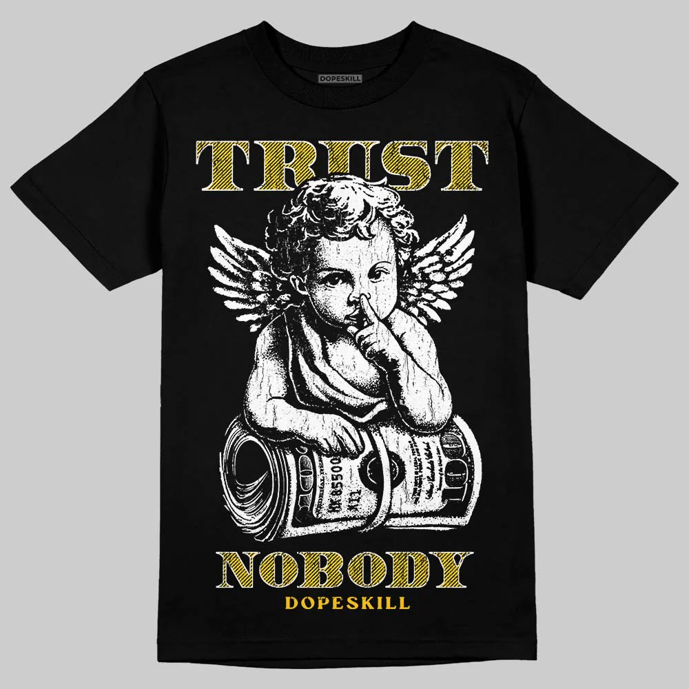 Yellow 'Trust Nobody' DopeSkill Graphic T-Shirt